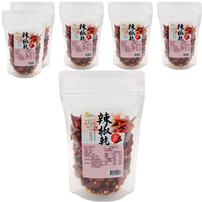 超賀 極品辣椒乾, 100g, 6包