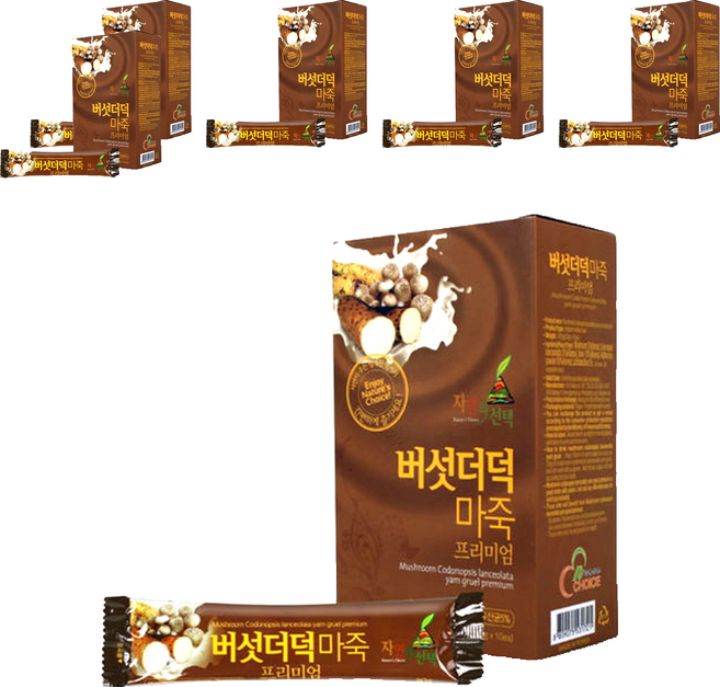 엔초이스_프리미엄버섯더덕마죽 10p, 6개, 300g