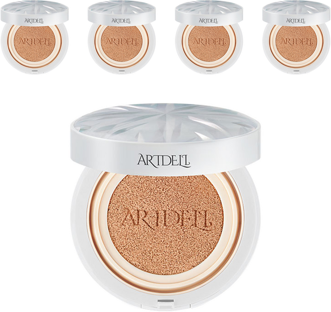 아트델리 압솔뤼 저분자 콜라겐 쿠션 파운데이션 13g, 23호, 5개