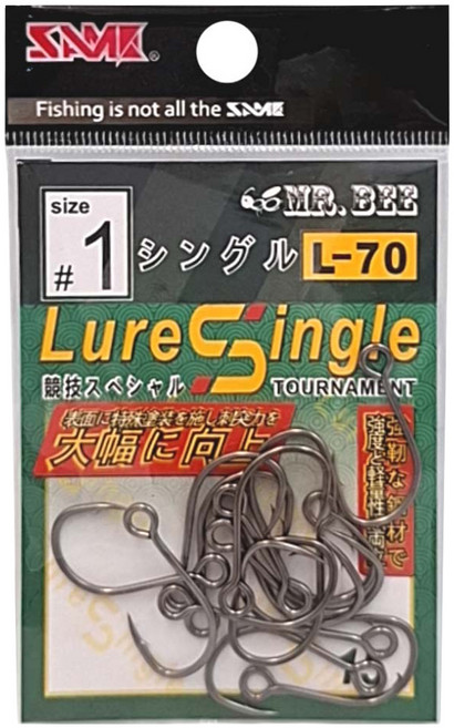 SAME 莎美 Lure Single L-70 #1 型號MBSH-021NJ, 1入