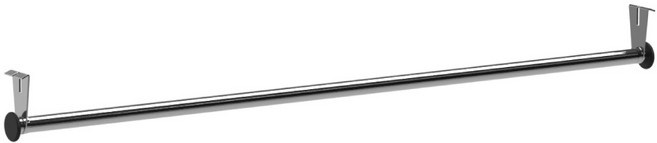 KI WISH 居家生活 吊衣桿 含掛勾2個 台灣製造, 銀色