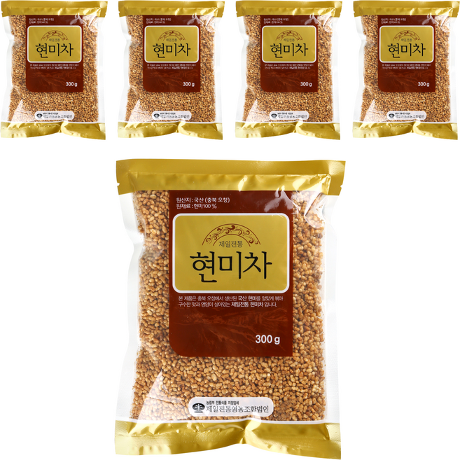 에코맘하우스 제일전통 현미차, 300g, 1개입, 5개