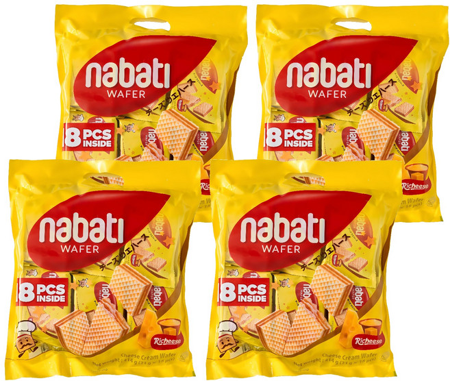 nabati 奶油起司威化餅, 414g, 4袋