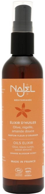 NAJEL 純菁護理油 橄欖油 + 黑種草油 + 甜杏仁油 身體/頭髮用, 125ml, 1瓶