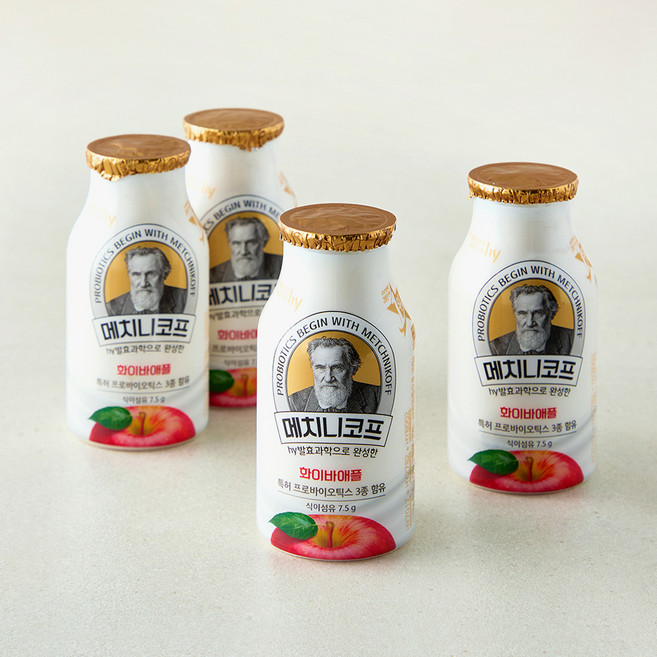 에치와이 메치니코프 플레인 사과 요구르트, 1개, 4개입, 140ml