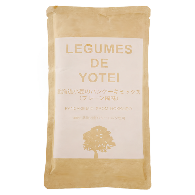 LEGUMES DE YOTEI 100%北海道 小麥鬆餅粉 天然原味, 180g, 1包