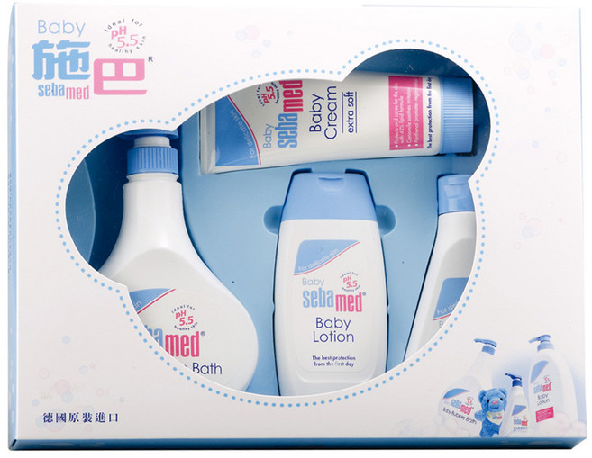 Baby sebamed 施巴 嬰幼兒大四件禮盒, 1組