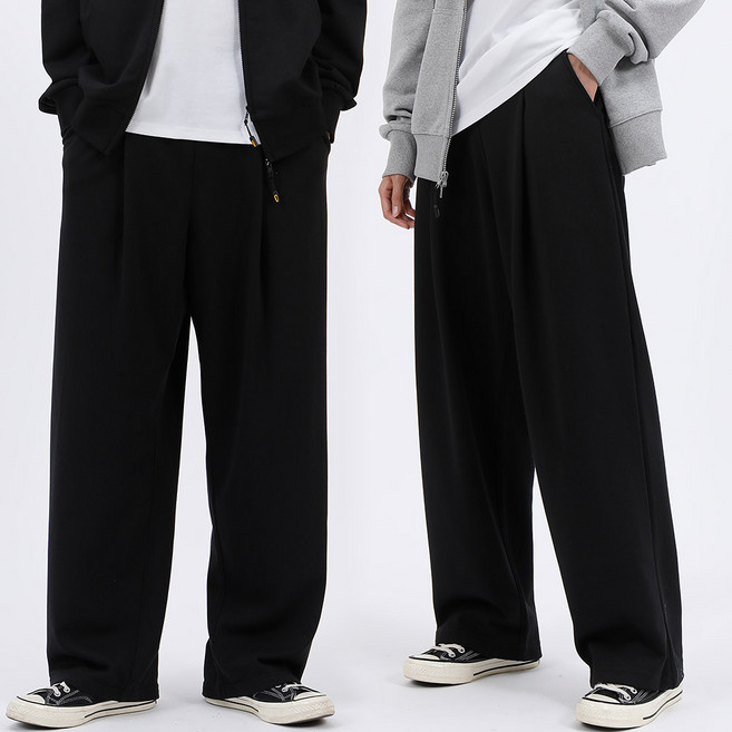 엠씨티 남녀공용 베이직 와이드 스웨트팬츠