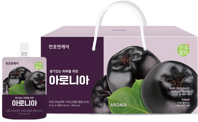 천호엔케어 생기있는 하루를 위한 아로니아즙, 70ml, 30개