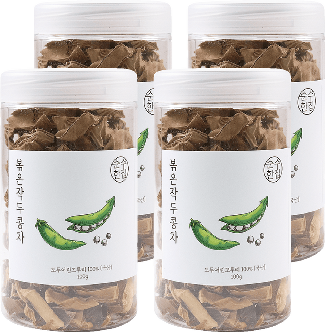 순수한집 볶은 작두콩차, 100g, 1개입, 4개