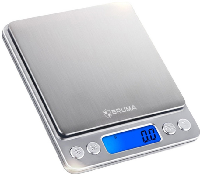 브루마 주방 전자저울 1kg, BS50(실버), 1개