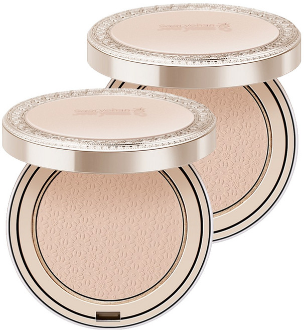 수려한 연 퍼펙트 투웨이 케익 12g, 23호, 2개