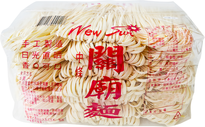 New Sun 新日光 關廟麵 中條, 1.5kg, 1包