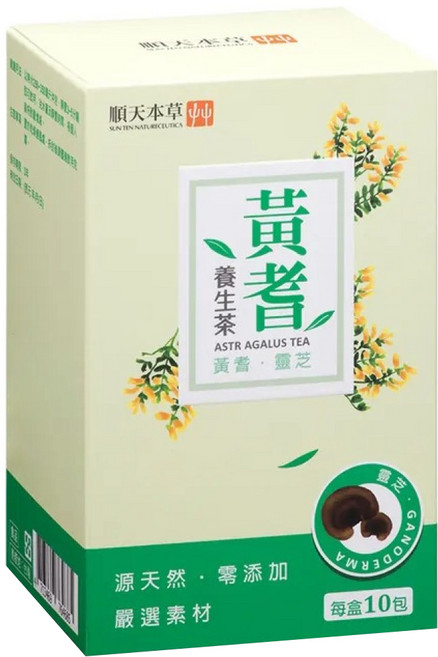 順天本草 黃耆養生茶, 5g, 10包, 1盒