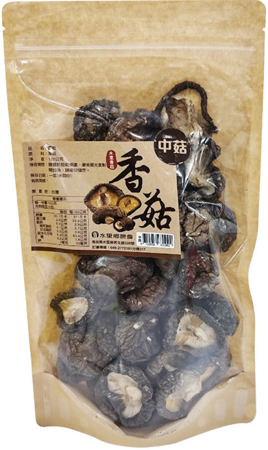 水里鄉農會 水里香菇 中菇, 120公克, 1包