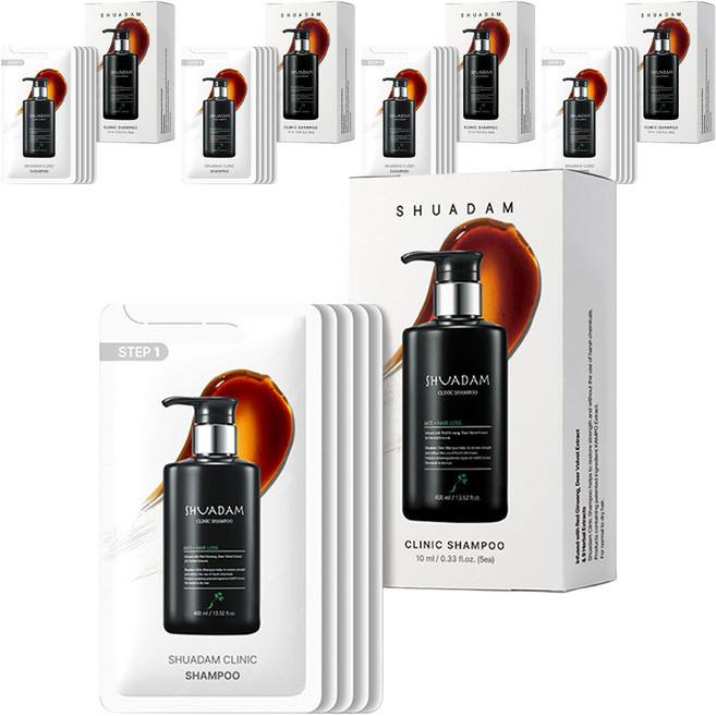 수아담 클리닉 샴푸, 5개, 50ml