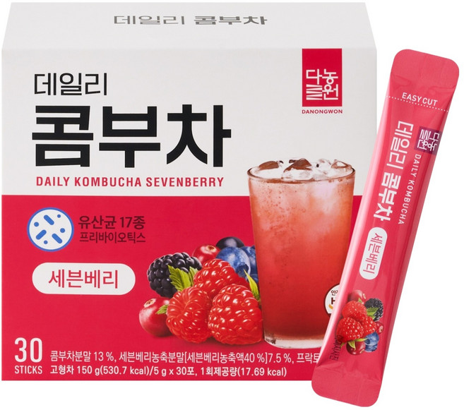 다농원 데일리 콤부차 세븐베리, 5g, 30개입, 1개