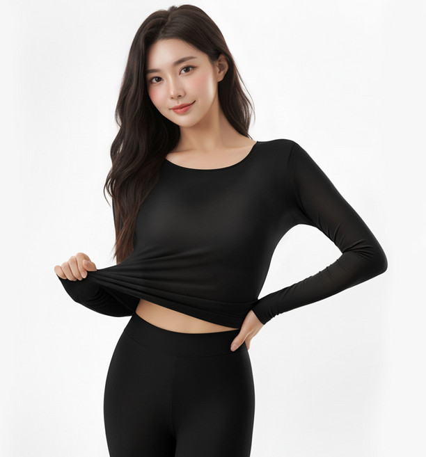 AnotherD 女性超輕量發熱內衣上下套裝