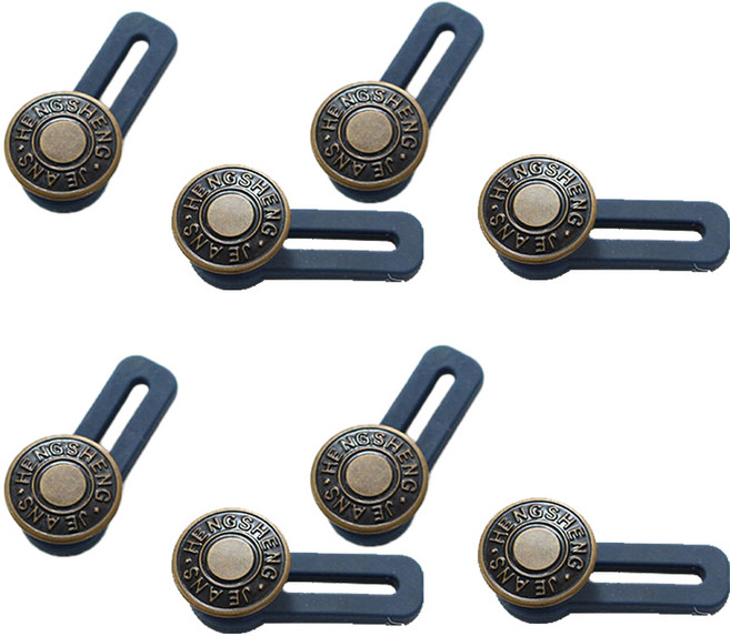 바지 허리 조절 밴드타입 단추, 앤틱, 1세트