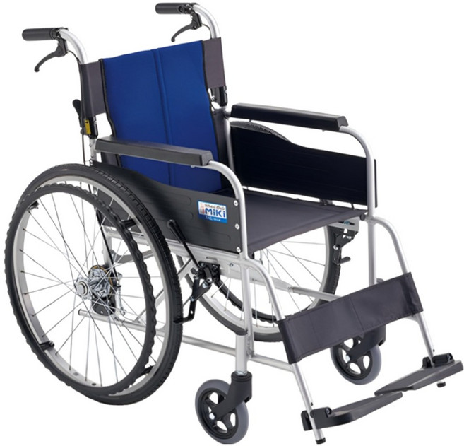 미키코리아메디칼 태리 수동식 경량 통타이어 22 휠체어, TR-201, 1개