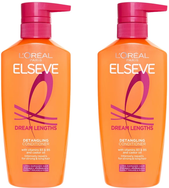 로레알파리 드림랭스 컨디셔닝 헤어팩, 2개, 375ml - 쿠팡