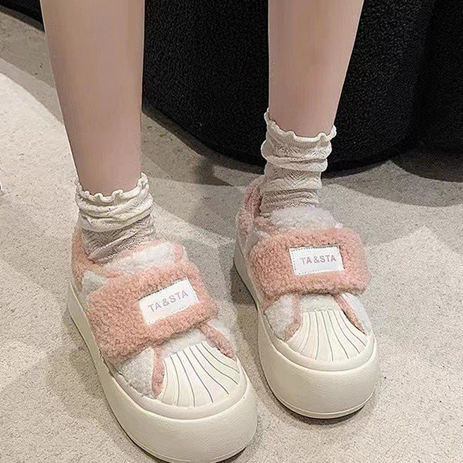 페이퍼먼츠 양털 찍찍이 발편한 운동화 02386