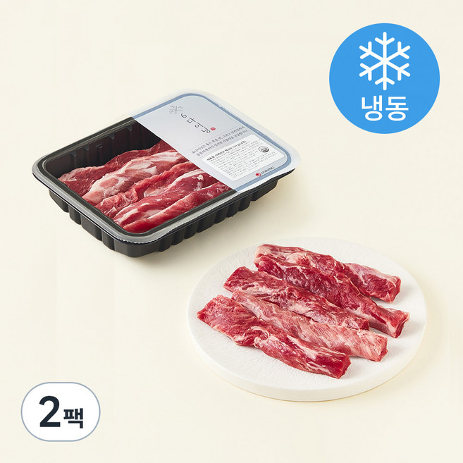 6다이닝 이베리코 베요타 악어살 (냉동), 2팩, 250g