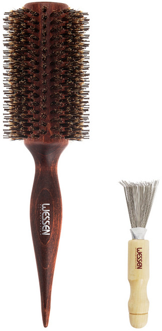 웨신 점보 드라이 롤브러쉬 8호 + 브러쉬클리너, 브라운,혼합색상, 1개