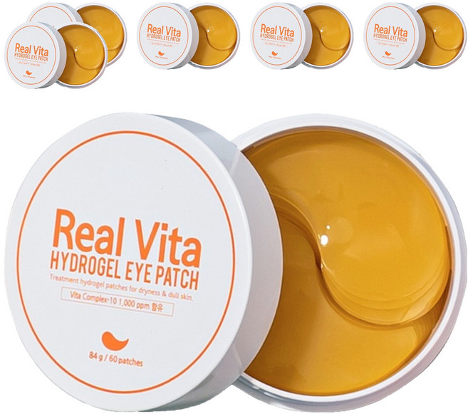 프레티 리얼 비타 하이드로겔 아이 패치, 60개입, 6개