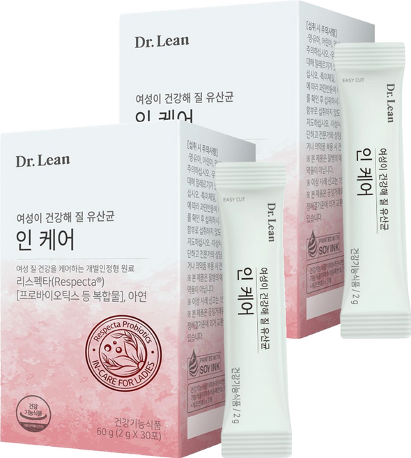 닥터린 인케어 유산균, 60g, 2개