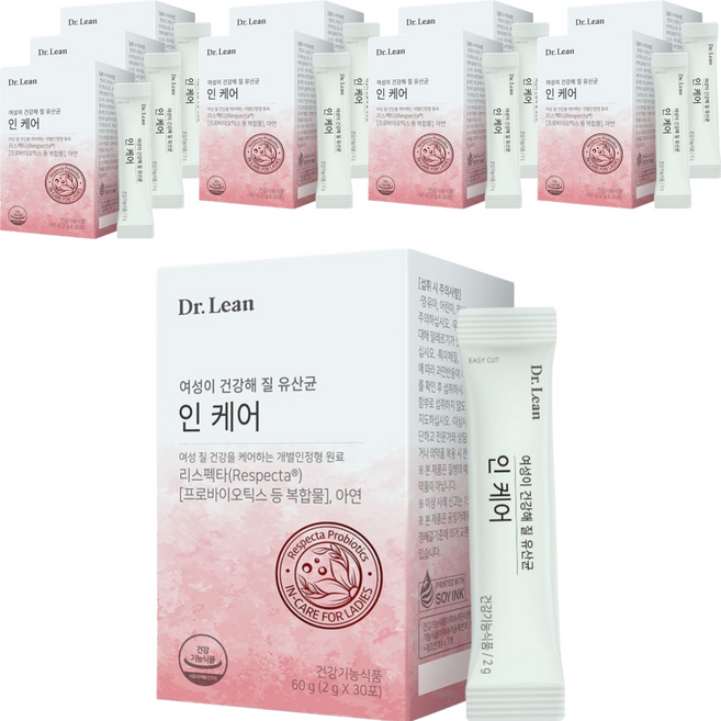 닥터린 인케어 유산균, 60g, 10개