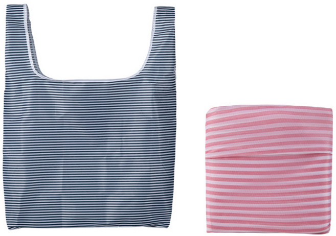 아리코 휴대용 접이식 장바구니, 랜덤 발송, 2개