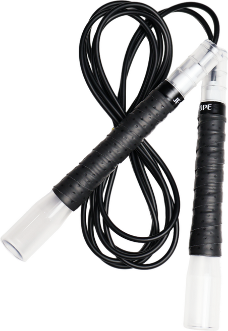 제이에프로프 트윙클 토네이도 스피드 줄넘기, 흰색 + 검은줄, 1개