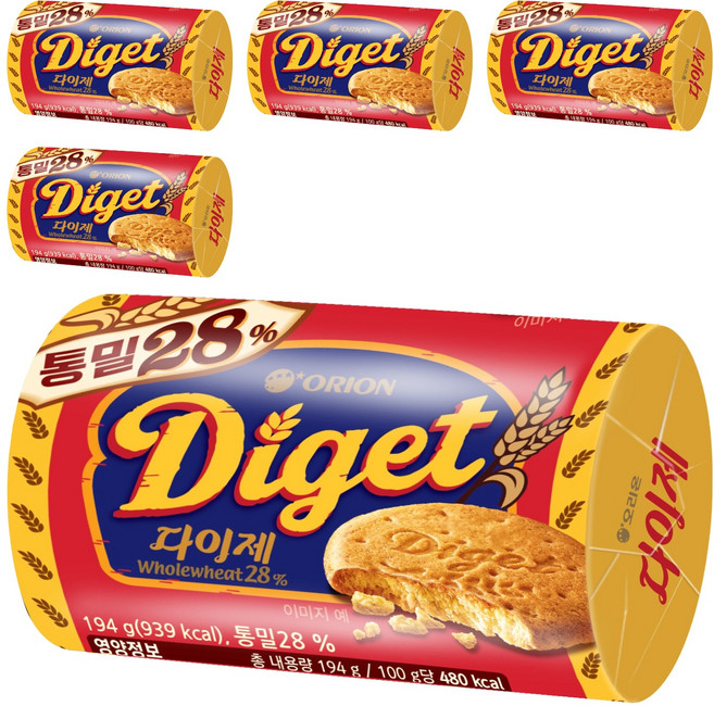 닥터유 다이제, 194g, 5개