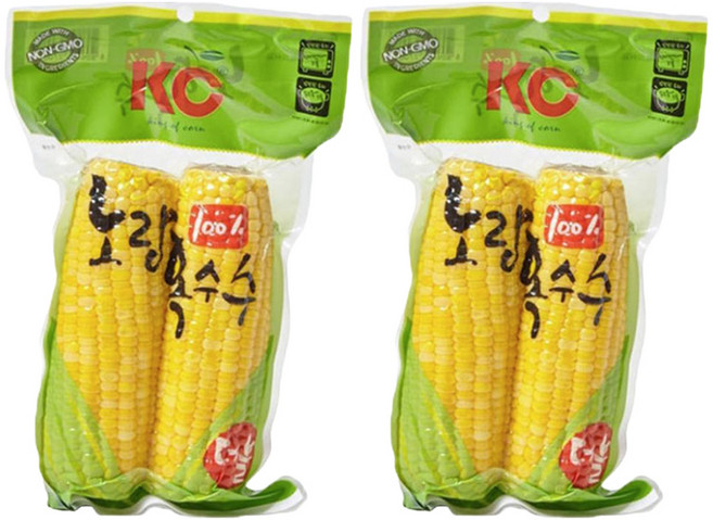 킹오브콘 노랑옥수수 2p, 500g, 2개