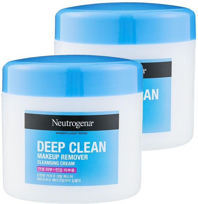 뉴트로지나 딥 클린 클렌징 크림, 285ml, 2개