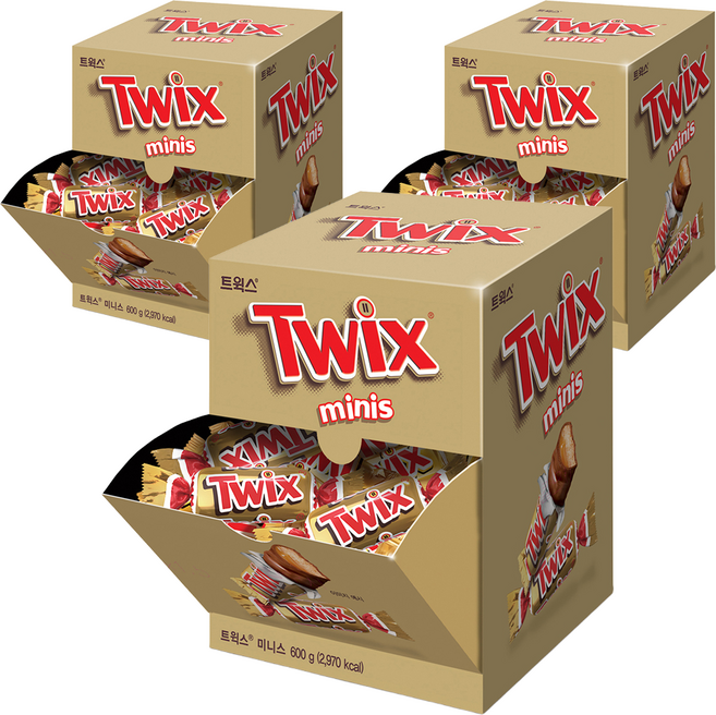 트윅스 미니스 픽앤믹스, 600g, 3개