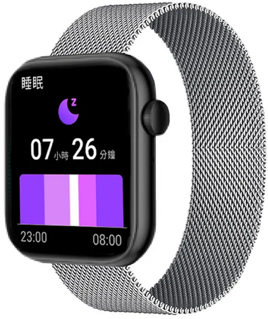 DTAudio Z60 智能手錶 130g 原廠保固, 米蘭銀色, 2吋, 藍牙(Bluetooth), 1支