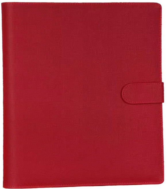 allode 復古護貝相簿 10 x 4 cm 200p + 11.8 x 16.1 cm 100p 套組, TYPE02 紅色