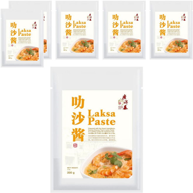 廣祥泰 叻沙醬, 200g, 6包