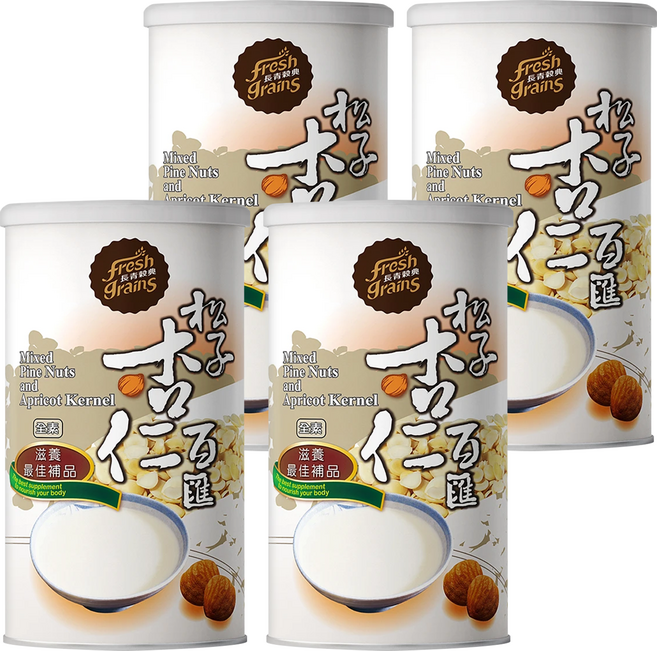 fresh grains 長青穀典 松子杏仁百匯, 600g, 4罐