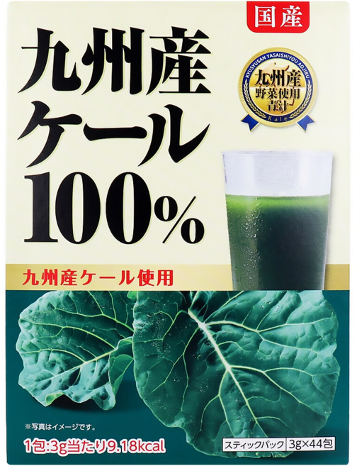 Global Garden 盛花園 原裝進口日本九州產100%羽衣甘藍菜青汁, 1盒, 132g