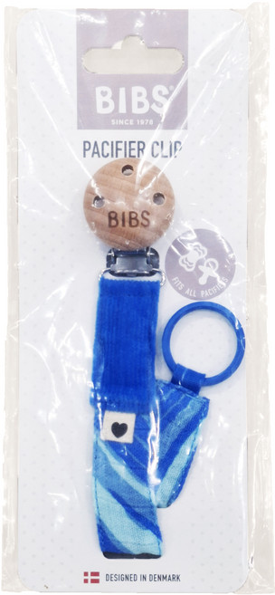 BIBS 有機棉奶嘴鏈 100%有機棉 丹麥設計 印度製造, 海洋, 1條