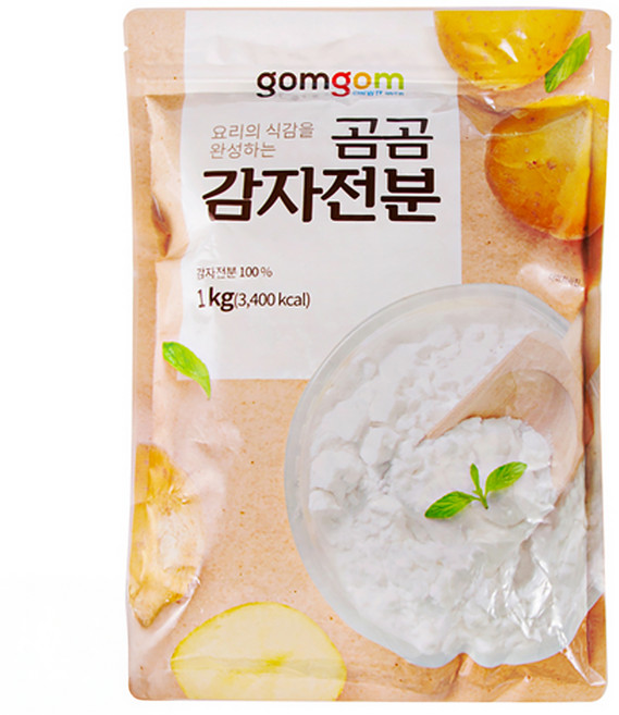 gomgom 馬鈴薯澱粉, 1kg, 1包