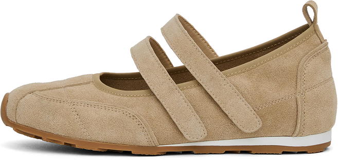 J SHOE 牛皮德特增高瑪莉珍鞋 4.5cm