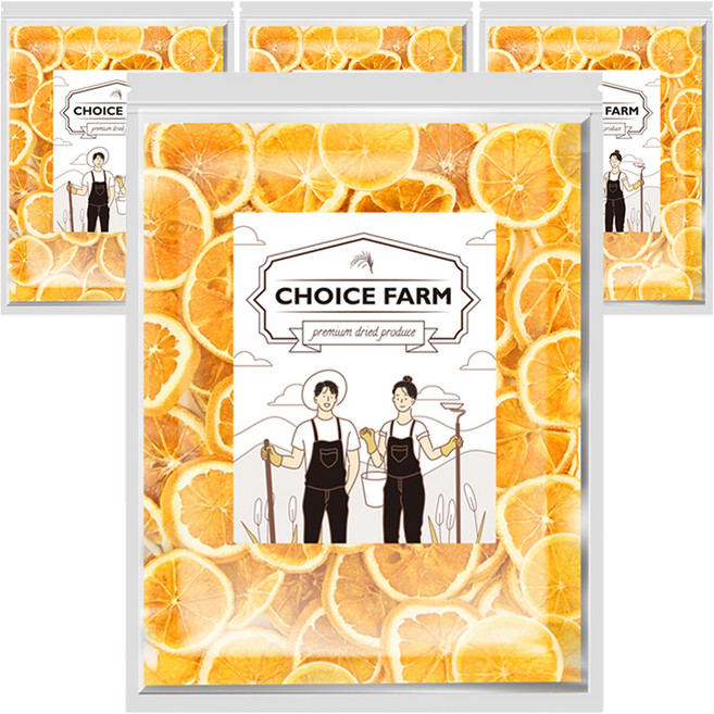 초이스팜 건오렌지 슬라이스 실속형, 5개, 150g