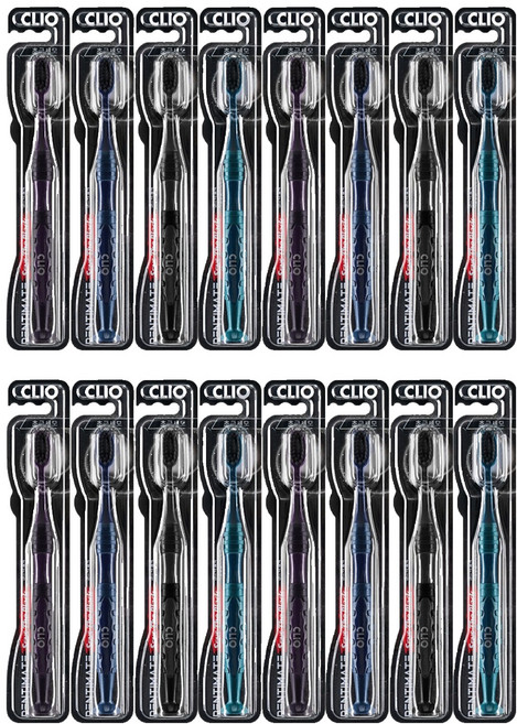 크리오 덴티메이트 센스더블랙 초극세모 스탠드타입 칫솔 8입, 2세트