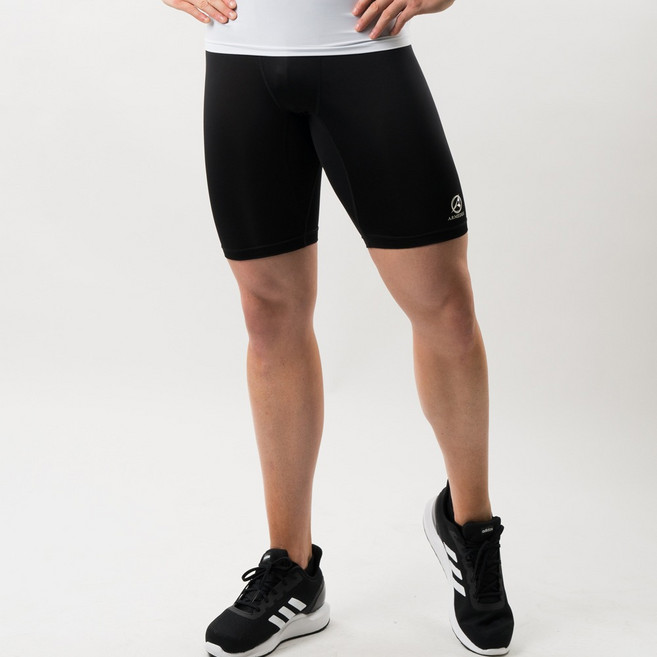 아르메데스 남성용 5부 바지 테크핏 언더레이어 하의 AR-181