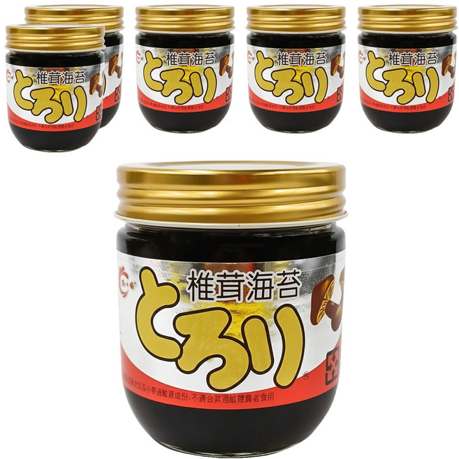 simanoca 島乃香 香菇海苔醬, 140g, 6罐