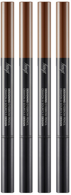 fmgt 디자이닝 아이브로우 오토펜슬 0.3g, 03브라운, 4개